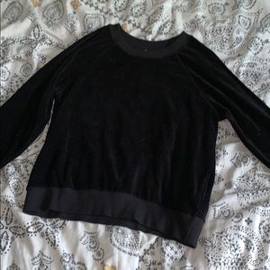 H&M Velvet Sweatshirt